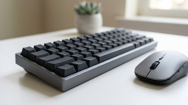Modern Desktop Setup: Keyboard and Mouse