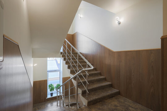 House corridor interior with staircase