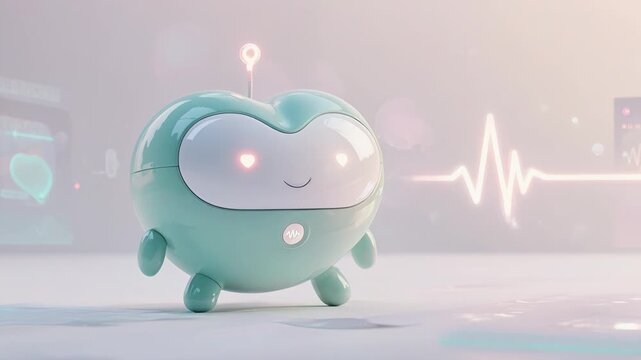 Blue 3d piggy bank saving coins animation loop money
