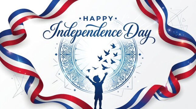 Happy independence day india celebration background