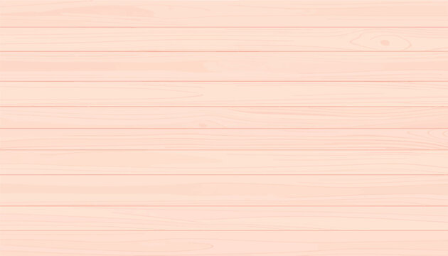 Vector illustration featuring a light pastel pink wood texture background with horizontal planks, ideal for modern graphic design, branding, and elegant interior style backdrops.