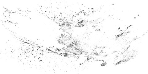 Obraz premium Black grunge texture with smudges and splatters on white background for design and artistic projects