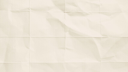 Fototapeta premium Cream folded paper texture background, minimal desktop wallpaper