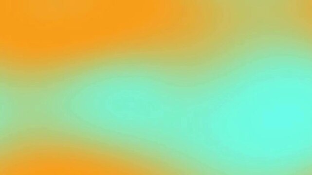 Abstract Color Gradient Scene with Soft Turquoise and Peach Tones in Calm Lighting