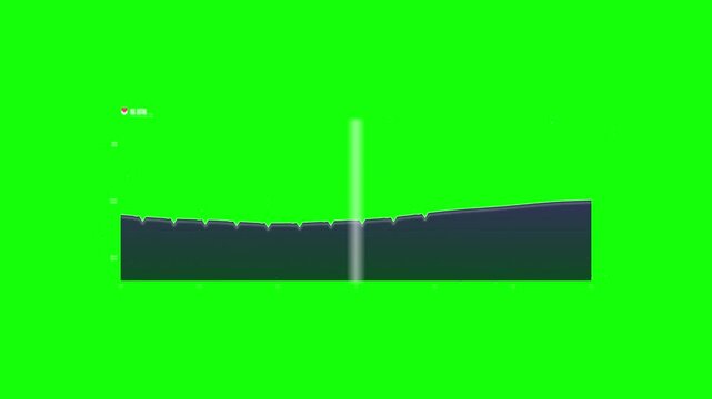 Heartbeat synchronization on a sleep chart, 4K animation