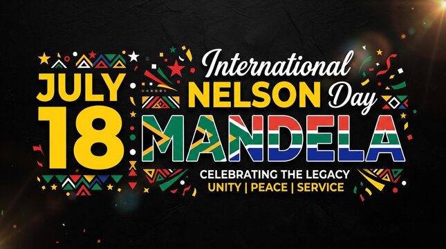 Nelson Mandela International Day Celebration Graphic