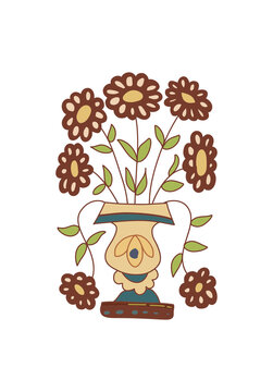 Flower with vas
