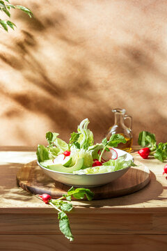 Fresh spring produce skinny salad