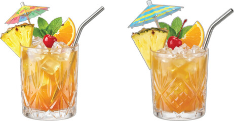 Tropical Cocktail Duo © Mohammad