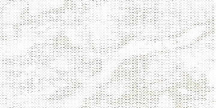 Abstract geometric halftone triangle pattern with soft beige and grey gradient wave effect for elegant background design.