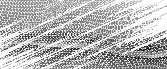 Soccer goal mesh, fishnet pattern or fish net background, vector seamless texture. Black rope net pattern on white, fishing of football goal or sport net and fishnet with knot grid or wire netting © darus