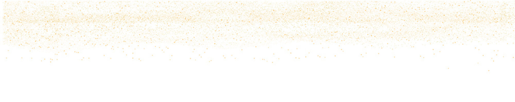 Luxury falling gold particles and golden glitter dust overlay effect isolated on transparent background for magical and elegant designs
