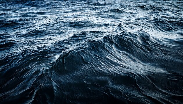 Dark Water Surface For Background