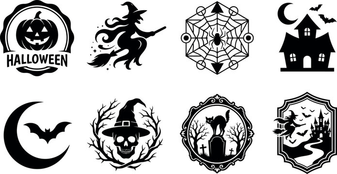 Bubbling witchs cauldron with smoke and potion for mystical Halloween celebrations and magic themes