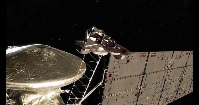 Magnetometer Boom Deploying - Brighter Animation