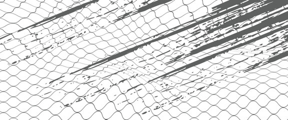 Mesh texture for fishing nets. Seamless pattern for sportswear or soccer goal, volleyball net, basketball hoop © Darus Cell
