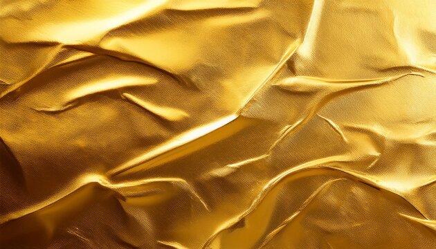 Gold Textured Background Golden Foil Metallic Sheet Or Paper For Advertising Campaign And Animation