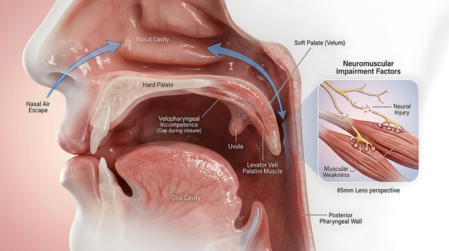 Transparent Human Soft Palate with Palatal Insufficiency and Neuromuscular Velopharyngeal Dysfunction