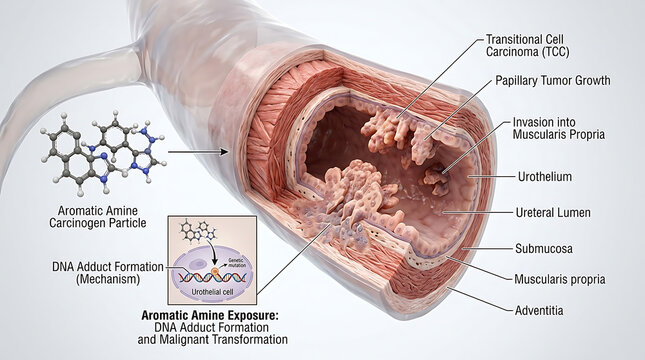 Transparent Human Bladder with Urothelial Carcinoma and Carcinogenic Chemical DNA Adduct Formation