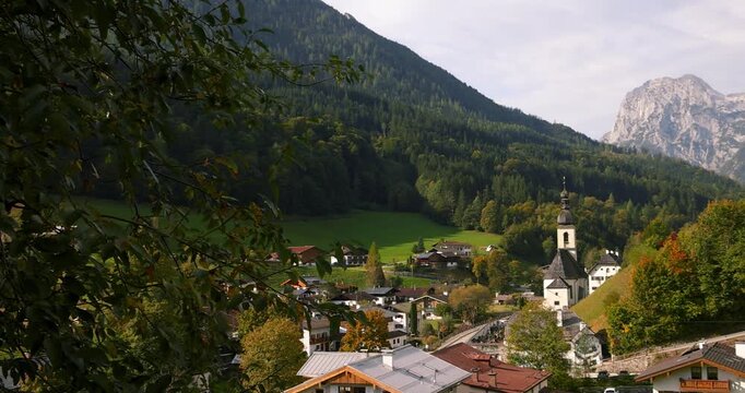 Scenic view of Ramsau bei Berchtesgaden in Bavaria