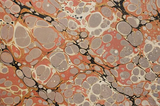 terracotta marble background texture with breccia cellular patterns