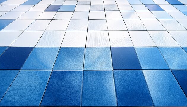 white or blue ceramic wall and floor tiles abstract background