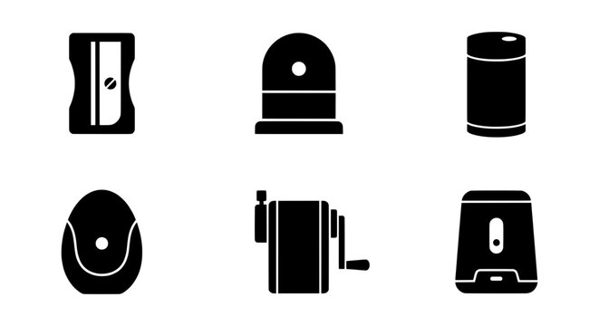 Pencil Sharpeners Collection: Manual, Electric, Vintage, Modern Icons