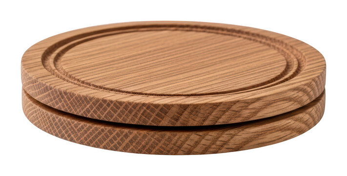 Rustic wooden coaster png round wood coaster png circular wooden coaster png isolated transparent background image