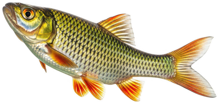 vibrant freshwater fish png golden freshwater fish png shimmering freshwater isolated transparent background image