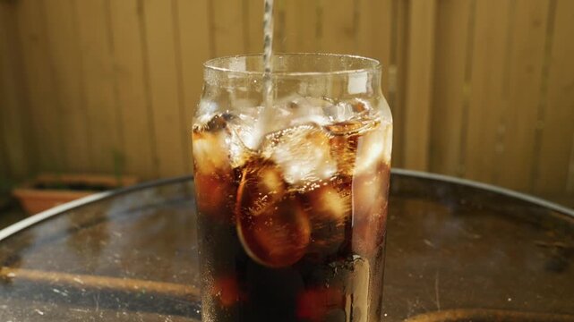 Refreshing summer drinks with ice that cool down the warm days