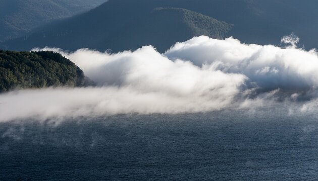 White Fog Transparent Overly