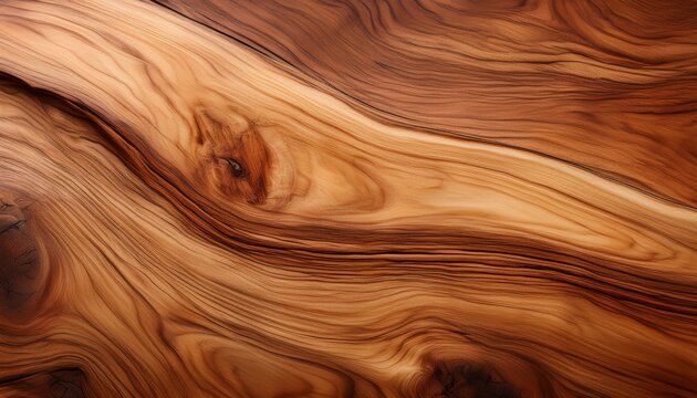Natural Olive Wood With Beautiful Wood Grain May Used As Background