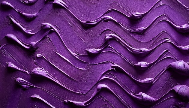 Abstract Horizontal Spatula Strokes On Plaster Uniform Mauve Plum Luxury Background