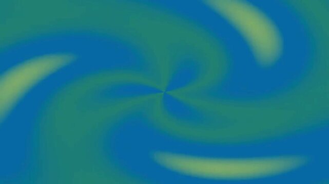 Abstract Swirl Motion in Bright Yellow and Deep Blue Setting