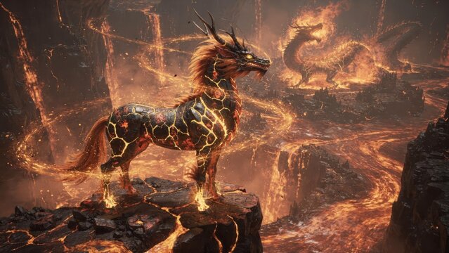 Solar Mythical Beast Game Concept Art｜陽の和の幻獣 ゲームコンセプトアート