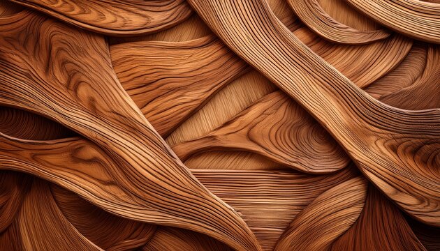 Close Up Of Warm Textured Wood Chipboard Panel With Overlapping Strands And Rough Rustic Surface Evoking A Cozy Natural Feeling