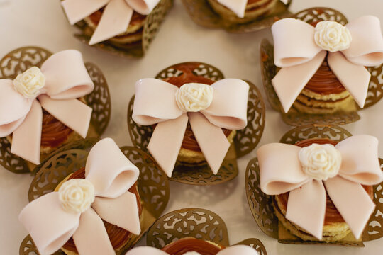 Cupcake Lazo Rosa