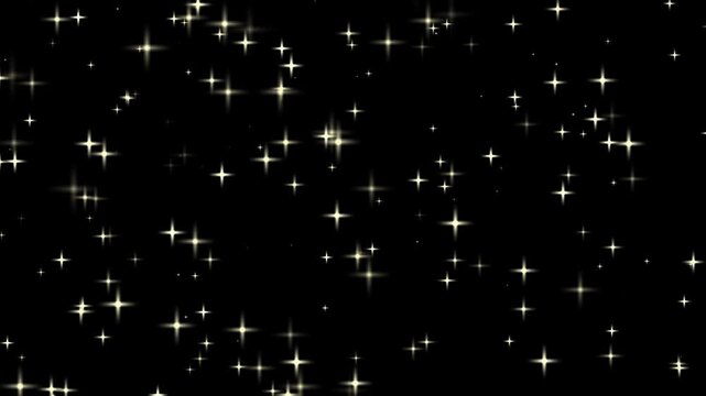 無数のキラキラが溢れ出す輝かせたいとき演出背景素材