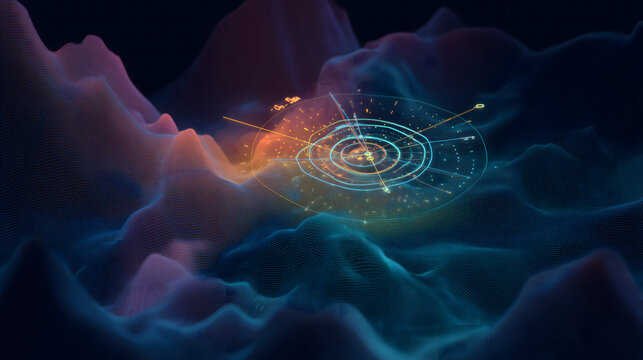 3D Data Terrain with Radar Interface