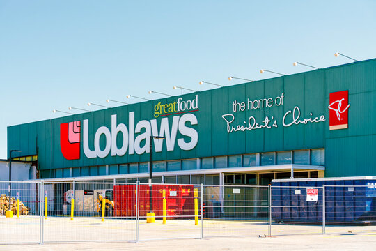 Toronto, ON, Canada - Jun, 28, 2026: View of the Loblaws supermarket and grocery store located at 2280 Dundas St W, Toronto, ON, served the Bloor-Dundas and Roncesvalles neighborhood for 30 years