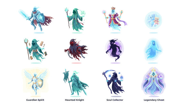 Collection of fantasy magical creatures.