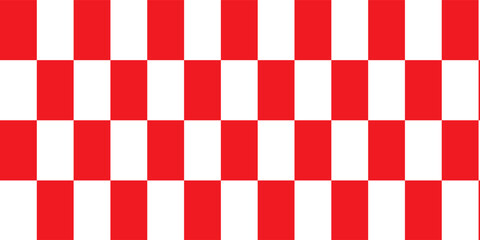Obraz premium Textured red checkered tablecloth vector background isolated on white. vecto eps 10
