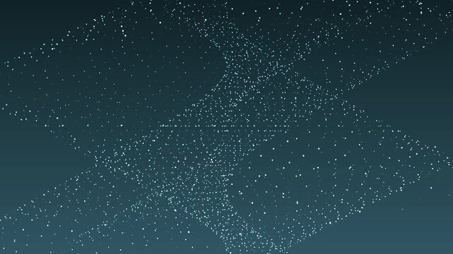 Abstract Moonlit Asteroid gradient background animation featuring tiny glowing light dots arranged in a vertical zigzag pattern with smooth rotating motion.