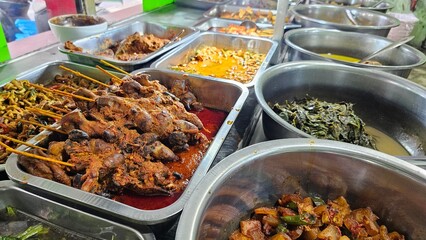 Obraz premium Traditional Culinary Menu of Indonesia