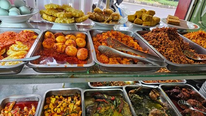 Obraz premium Traditional Culinary Menu of Indonesia