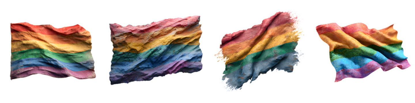 Pride Flags: LGBTQ+ Community and Inclusion Art