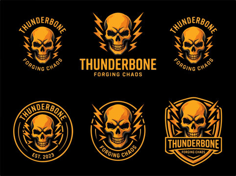 thunderbone forging chaos logo designs