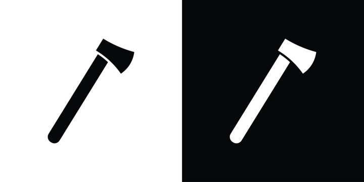 Axe icon vector logos set