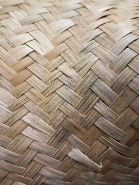Tekstur alami Tekstur Anyaman Bambu Alami Tradisional 