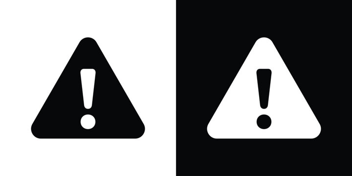 Alert icon line art pictogram bundle. EPS10